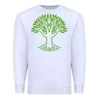 White Maharishi International College Premium Sweatshirt - artisFamous