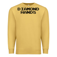 Antique Gold diamond hands Premium Sweatshirt - artisFamous
