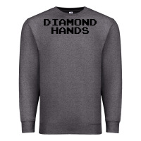 Charcoal Heather diamond hands Premium Sweatshirt - artisFamous