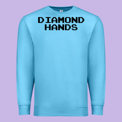 Diamond Hands Premium Sweatshirt Designed By Artisfamous