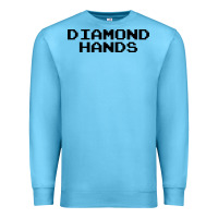 Ocean Blue diamond hands Premium Sweatshirt - artisFamous