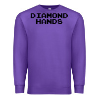 Purple diamond hands Premium Sweatshirt - artisFamous