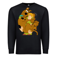 Black Scooby Doo and Shaggy Premium Sweatshirt - artisFamous