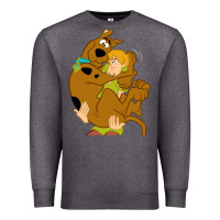 Charcoal Heather Scooby Doo and Shaggy Premium Sweatshirt - artisFamous