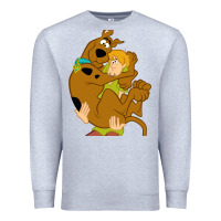 Heather Grey Scooby Doo and Shaggy Premium Sweatshirt - artisFamous