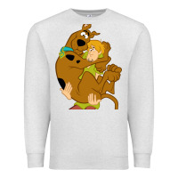 Oatmeal Heather Scooby Doo and Shaggy Premium Sweatshirt - artisFamous