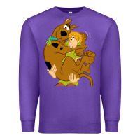 Purple Scooby Doo and Shaggy Premium Sweatshirt - artisFamous