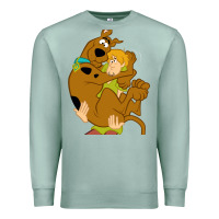 Seafoam Scooby Doo and Shaggy Premium Sweatshirt - artisFamous