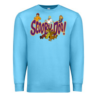 Ocean Blue Scooby-Doo Premium Sweatshirt - artisFamous