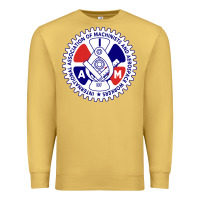 Antique Gold association of machinists and aerospace workers classic Premium Sweatshirt - artisFamous