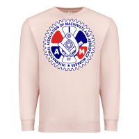 Pale Pink association of machinists and aerospace workers classic Premium Sweatshirt - artisFamous