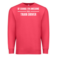 Cardinal i'm awesome i'm a train driver Premium Sweatshirt - artisFamous