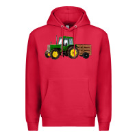 Cardinal farm tractor Premium Hoodie - RanaPortraitStore