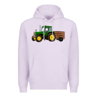 Lilac farm tractor Premium Hoodie - RanaPortraitStore