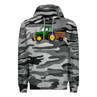 Slate Camo farm tractor Premium Hoodie - RanaPortraitStore