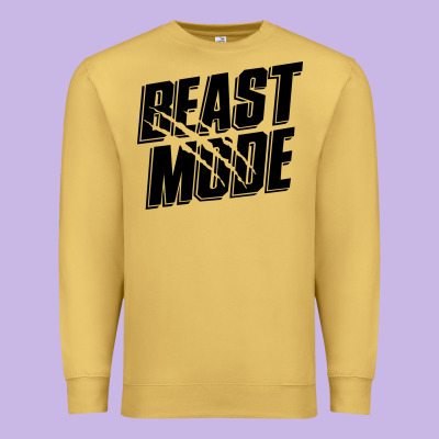 Beast Mode Classic Premium Sweatshirt Designed By Artisfamous