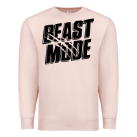 Pale Pink beast mode classic Premium Sweatshirt - artisFamous