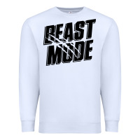 White beast mode classic Premium Sweatshirt - artisFamous