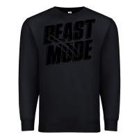 Black beast mode classic Premium Sweatshirt - artisFamous