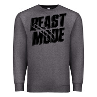 Charcoal Heather beast mode classic Premium Sweatshirt - artisFamous