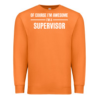 Carrot i'm awesome i'm a supervisor Premium Sweatshirt - artisFamous