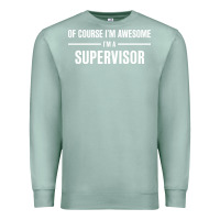 Seafoam i'm awesome i'm a supervisor Premium Sweatshirt - artisFamous