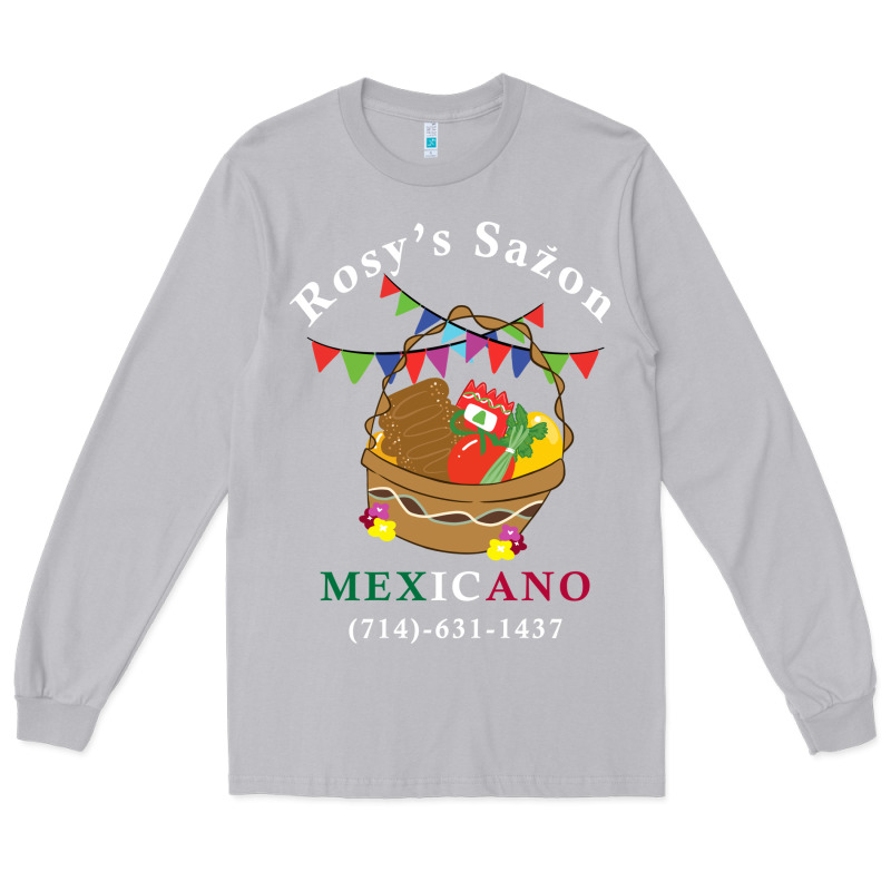 Logo For Rosys Saon Mexicano Long Sleeve Tee by CowhideDigitalArt | Teevron