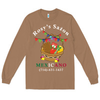 Toasted Coconut logo for rosys saon mexicano Long Sleeve Tee - CowhideDigitalArt