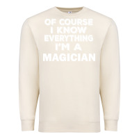 Sandshell i know everything i'm a magician Premium Sweatshirt - artisFamous
