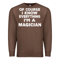 Chestnut i know everything i'm a magician Premium Sweatshirt - artisFamous