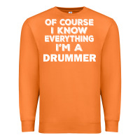 Carrot i know everything i'm a drummer Premium Sweatshirt - artisFamous