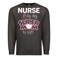 Smoke nurse by day super mom by night Premium Sweatshirt - artisFamous