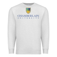 Oatmeal Heather Chamberlain College Premium Sweatshirt - artisFamous