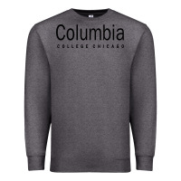 Charcoal Heather Columbia College Chicago Premium Sweatshirt - artisFamous