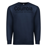 Navy Columbia College Chicago Premium Sweatshirt - artisFamous