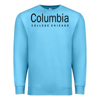 Ocean Blue Columbia College Chicago Premium Sweatshirt - artisFamous