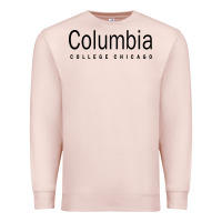 Pale Pink Columbia College Chicago Premium Sweatshirt - artisFamous