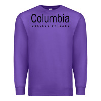 Purple Columbia College Chicago Premium Sweatshirt - artisFamous