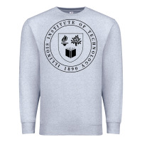 Heather Grey Illinois Institute of Technology College Premium Sweatshirt - artisFamous