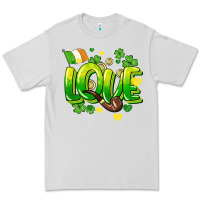 Dove Grey Love St. Patrick's Day Premium Tee - HowdyJamesFarm