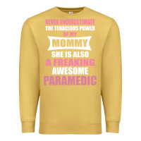 Antique Gold never underestimate mommy paramedic Premium Sweatshirt - artisFamous