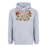 Heather Grey fall vibes Heavyweight Hoodie - JahusDesignShop
