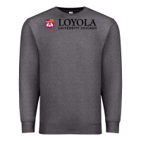 Charcoal Heather Loyola College Chicago Premium Sweatshirt - artisFamous