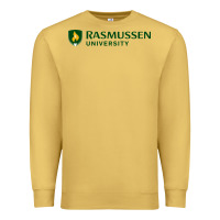 Antique Gold Rasmussen College Premium Sweatshirt - artisFamous