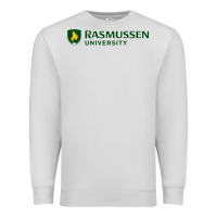 Dove Grey Rasmussen College Premium Sweatshirt - artisFamous
