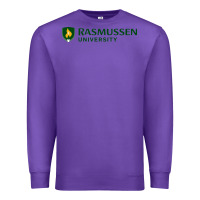 Purple Rasmussen College Premium Sweatshirt - artisFamous