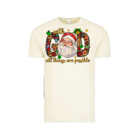 Vintage Arctic with god all things are possible with santa claus bbs Vintage Tee - BundleAndBundleShop