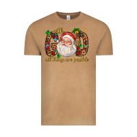 Vintage Camel with god all things are possible with santa claus bbs Vintage Tee - BundleAndBundleShop