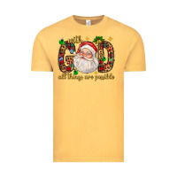 Vintage Mustard with god all things are possible with santa claus bbs Vintage Tee - BundleAndBundleShop