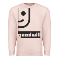 Pale Pink goodwill classic Premium Sweatshirt - artisFamous